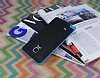 Eiroo Stripe Samsung Galaxy Note Edge Mavi Kenarl Siyah Silikon Klf - Resim: 2