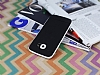 Eiroo Stripe Samsung Galaxy S6 edge Beyaz Kenarl Siyah Silikon Klf - Resim: 1