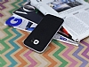 Eiroo Stripe Samsung Galaxy S6 edge Silver Kenarl Siyah Silikon Klf - Resim: 1