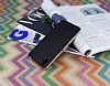 Eiroo Stripe Sony Xperia M4 Aqua Gold Kenarl Siyah Silikon Klf - Resim: 1