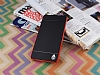 Eiroo Stripe Sony Xperia Z3 Krmz Kenarl Siyah Silikon Klf - Resim: 2