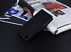 Eiroo Thunder Huawei Y6 Standl Czdanl Siyah Deri Klf - Resim: 3