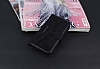 Eiroo Thunder Samsung Galaxy Core Prime Standl Czdanl Siyah Deri Klf - Resim: 1
