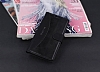 Eiroo Thunder Samsung Galaxy A5 Standl Czdanl Siyah Deri Klf - Resim: 2