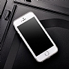 Eiroo Trio Fit iPhone SE / 5 / 5S 3 1 Arada Silver Rubber Klf - Resim: 3