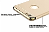 Eiroo Trio Fit iPhone 6 Plus / 6S Plus 3 1 Arada Gold Kenarl Gold Rubber Klf - Resim: 3