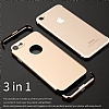 Eiroo Trio Fit iPhone 7 3 1 Arada Gold Rubber Klf - Resim: 7