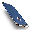 Eiroo iPhone 7 Plus 3 1 Arada Lacivert Rubber Klf - Resim: 1
