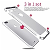 Eiroo Trio Fit iPhone 7 Plus 3 1 Arada Silver Rubber Klf - Resim: 6