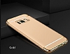 Eiroo Trio Fit Samsung Galaxy S8 Plus 3 1 Arada Gold Rubber Klf - Resim: 1