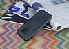 Samsung Galaxy S7 edge Mat Dark Silver Silikon Klf - Resim: 2