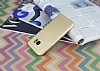 Samsung Galaxy S7 Mat Gold Silikon Klf - Resim: 1