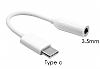 Eiroo USB Type-C 3,5 Jack Kulaklk Girii Dntrc Siyah Adaptr - Resim: 2