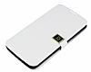 Eiroo Wander LG G Pro Lite Standl Czdanl Beyaz Deri Klf - Resim: 3