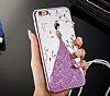 Eiroo Wedding iPhone 6 / 6S Silikon Kenarl Silver Rubber Klf - Resim: 1
