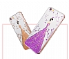 Eiroo Wedding iPhone 6 / 6S Silikon Kenarl Silver Rubber Klf - Resim: 3