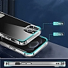 Eiroo With Stand iPhone 14 Pro Standl effaf Silikon Klf - Resim: 6