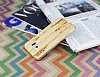 Eiroo Wooden Samsung Galaxy S6 edge Metal Kenarl izgili Rubber Klf - Resim: 2