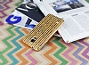 Eiroo Wooden Samsung i9600 Galaxy S5 Metal Kenarl Bambu Rubber Klf - Resim: 2