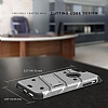 Eiroo Zag Armor iPhone 7 Plus Standl Ultra Koruma Silver Klf - Resim: 3