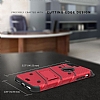 Eiroo Zag Armor iPhone 7 Plus Standl Ultra Koruma Krmz Klf - Resim: 1