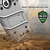 Eiroo Zag Armor iPhone 7 Plus Standl Ultra Koruma Silver Klf - Resim: 2