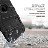 Eiroo Zag Armor iPhone SE / 5 / 5S Standl Ultra Koruma Siyah Klf - Resim: 1