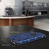 Eiroo Zag Armor Samsung Galaxy C9 Pro Standl Ultra Koruma Krmz Klf - Resim: 2