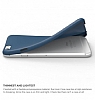 Elago Inner Core iPhone 6 / 6S Ultra nce Mavi Rubber Klf - Resim: 5