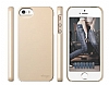 Elago iPhone SE / 5 / 5S S5 Slim Fit 2 Series Gold Rubber Klf - Resim: 4
