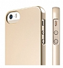 Elago iPhone SE / 5 / 5S S5 Slim Fit 2 Series Gold Rubber Klf - Resim: 5