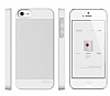 Elago iPhone SE / 5 / 5S S5 OutFit Series Mat Beyaz Rubber Klf - Resim: 4