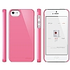 Elago iPhone SE / 5 / 5S S5 Slim Fit 2 Series Pembe Rubber Klf - Resim: 4
