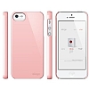 Elago iPhone SE / 5 / 5S S5 Slim Fit 2 Series eker Pembe Rubber Klf - Resim: 4