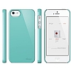 Elago iPhone SE / 5 / 5S S5 Slim Fit 2 Series Turkuaz Rubber Klf - Resim: 4