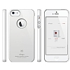 Elago iPhone SE / 5 / 5S Slim Fit 1 Beyaz Rubber Klf - Resim: 3