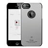 Elago iPhone SE / 5 / 5S Slim Fit 1 Series Metalik Koyu Gri Rubber Klf - Resim: 3