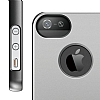 Elago iPhone SE / 5 / 5S Slim Fit 1 Series Metalik Koyu Gri Rubber Klf - Resim: 2