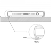 Elago iPhone 5C OutFit Matrix Series Mavi Rubber Klf - Resim: 3