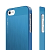 Elago iPhone 5C OutFit Matrix Series Mavi Rubber Klf - Resim: 1