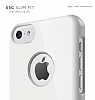 Elago iPhone 5C Slim Fit Series Beyaz Rubber Klf - Resim: 1