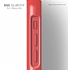 Elago iPhone 5C Slim Fit Series Krmz Rubber Klf - Resim: 2