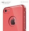 Elago iPhone 5C Slim Fit Series Krmz Rubber Klf - Resim: 1