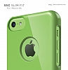 Elago iPhone 5C Slim Fit Series Yeil Rubber Klf - Resim: 1