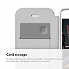 Elago iPhone 6 / 6S Kapakl Beyaz Deri Klf - Resim: 4