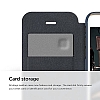 Elago iPhone 6 / 6S Kapakl Lacivert Deri Klf - Resim: 4