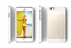 Elago iPhone 6 / 6S OutFit Series Alminyum Mat Beyaz Gold Rubber Klf - Resim: 1