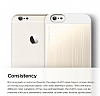 Elago iPhone 6 / 6S OutFit Series Alminyum Mat Beyaz Gold Rubber Klf - Resim: 4