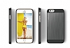 Elago iPhone 6 / 6S OutFit Series Alminyum Mat Siyah Rubber Klf - Resim: 1