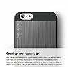Elago iPhone 6 / 6S OutFit Series Alminyum Mat Siyah Rubber Klf - Resim: 2
